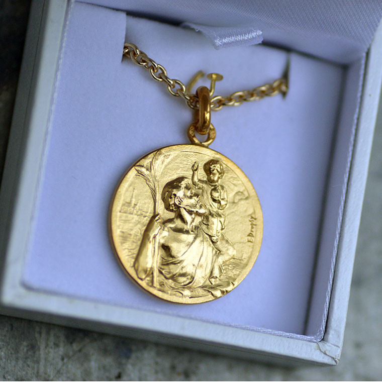 Médaille St-Christophe argent